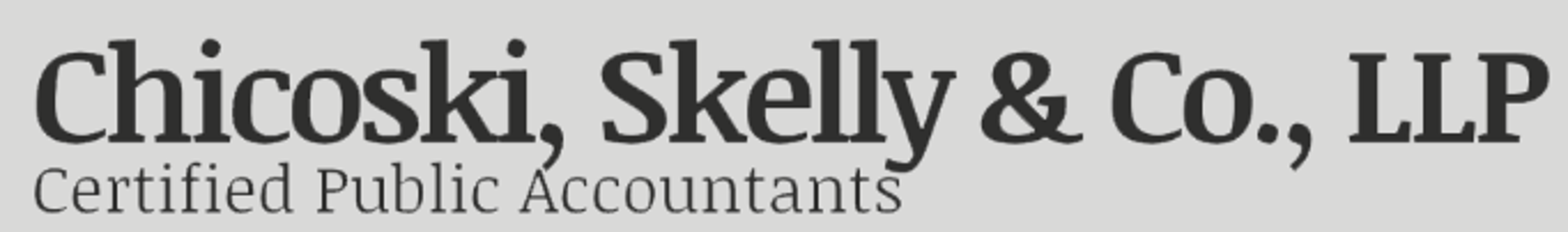 Chicoski, Skelly &amp; Co., LLP Logo