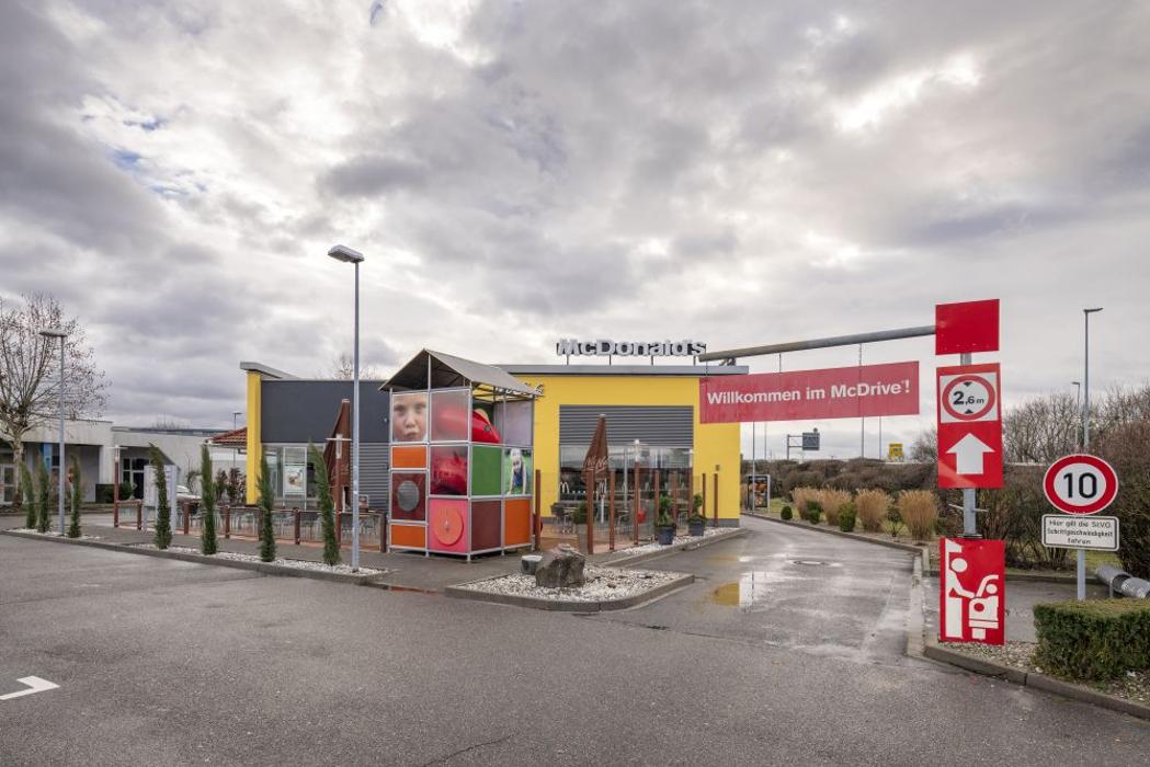 McDonald's, Gleisstraße in Hockenheim