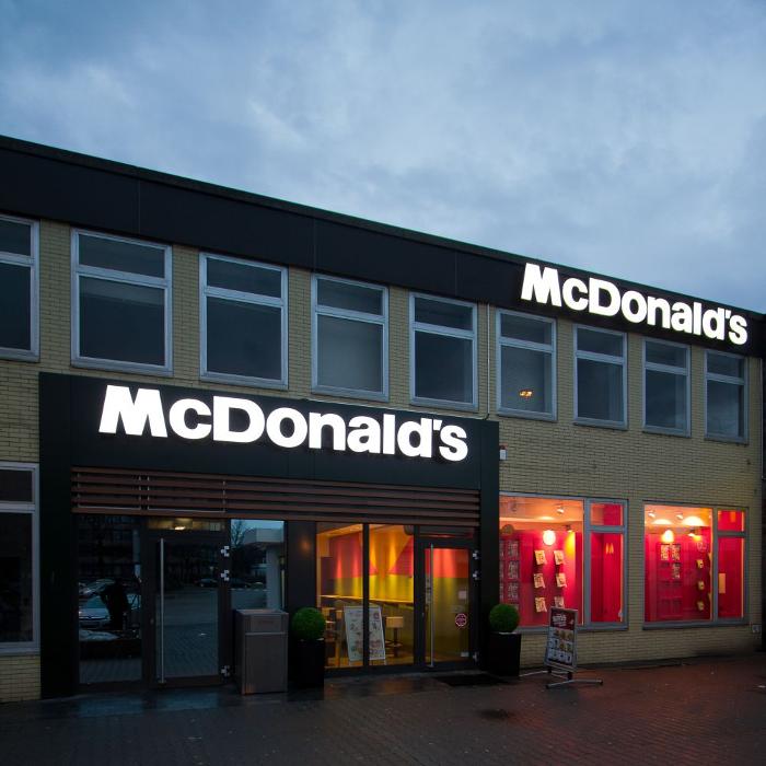McDonald's, Am Hauptbahnhof in Hanau