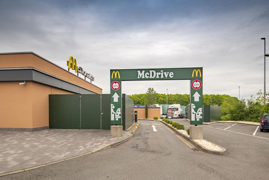 McDonald's, Simon-Hegele-Straße in Karlsdorf-Neuthard