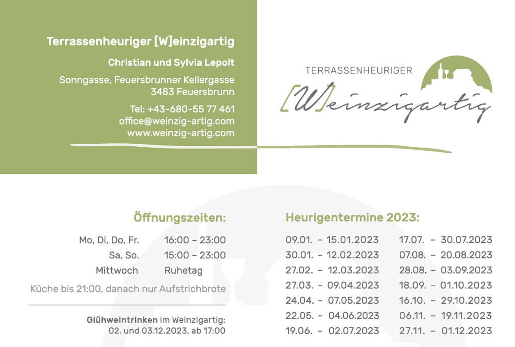 Terassenheuriger Weinzigartig, Sonngasse in Sonngasse