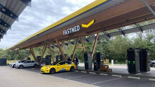 Fastned Charging Station, Nordpark in Hilden