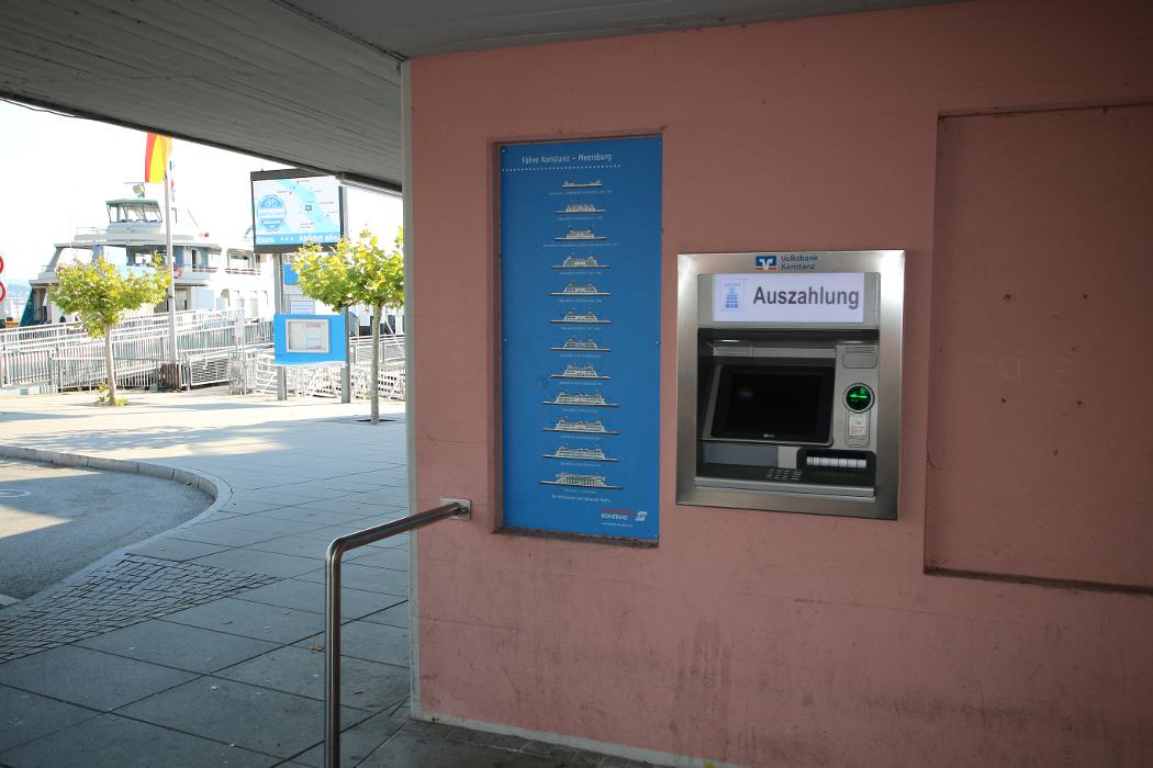 Volksbank Konstanz - Geldautomat Fährehafen Staad, Schiffstraße in Konstanz