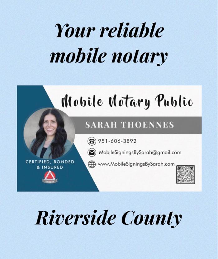 Mobile Signings By Sarah - Sun City, CA