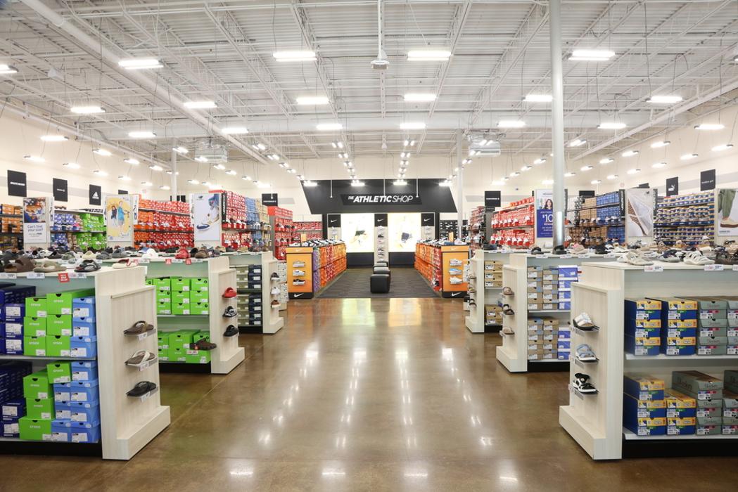Wide Shot of Interior of Store