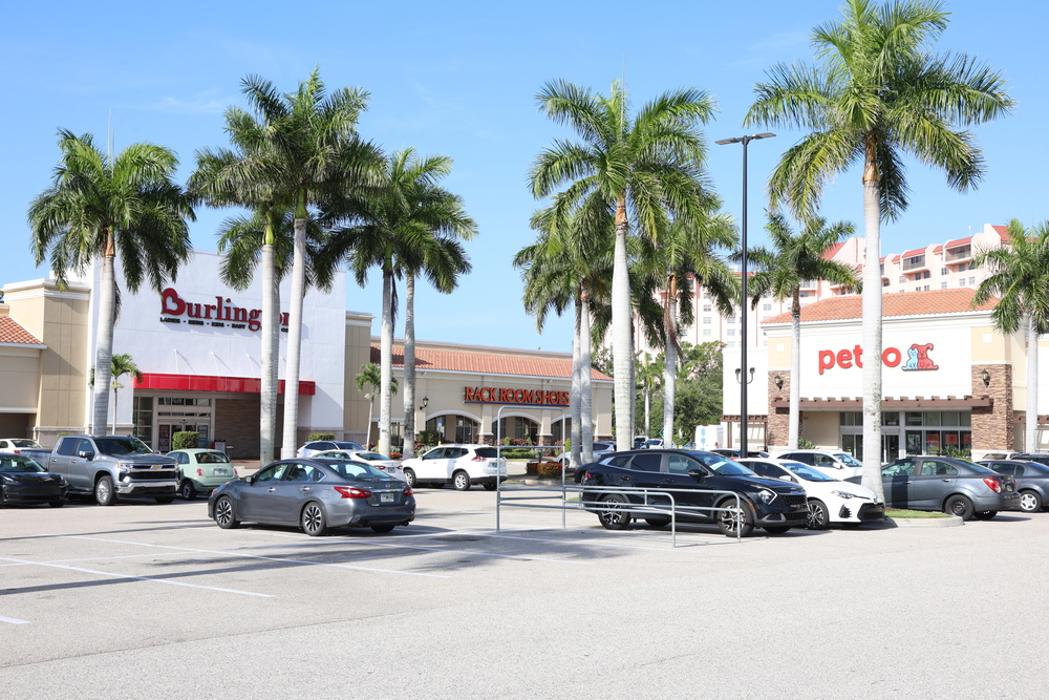Parking Lot Entrance with Signage