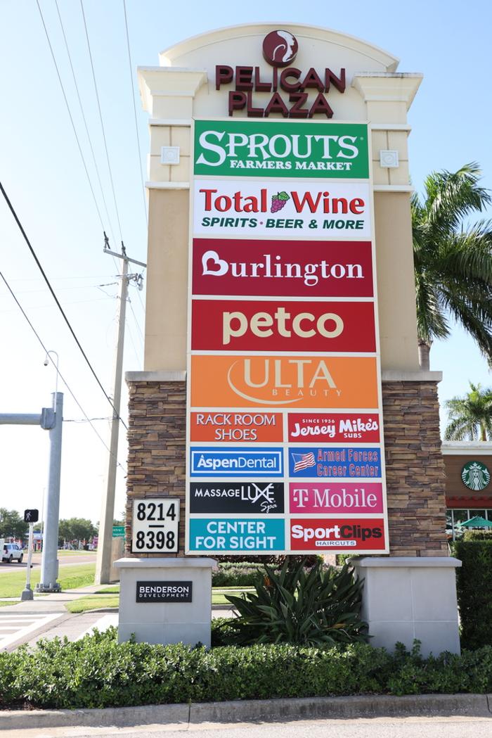 Pylon Signage with Rack Room Logo (If Applicable)