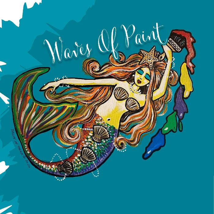 Waves Of Paint and Design Image