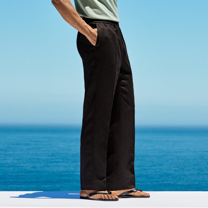 Summer’s best trousers in refined linen and cotton bring effortless polish to any style or occasion.