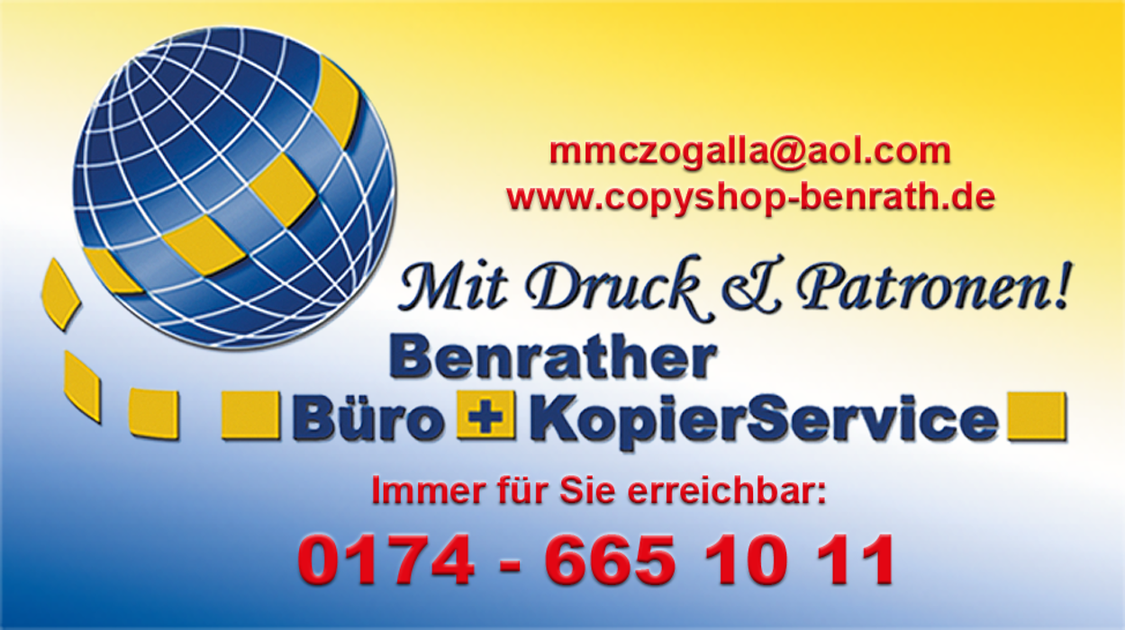 Bild zu Benrather Büro + KopierService in Düsseldorf Bild zu Benrather Büro + KopierService in Düsseldorf