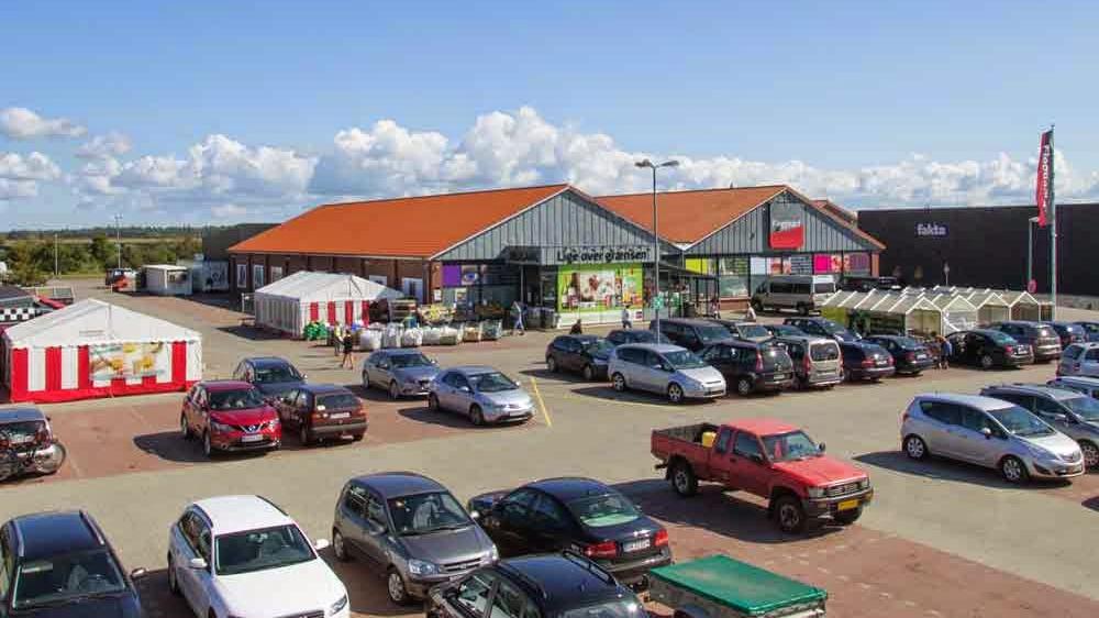 Fleggaard Süderlügum, Hauptstraße in Süderlügum