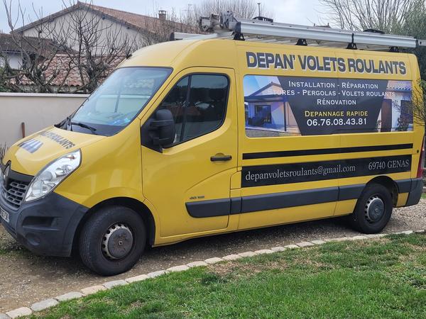 Depan Volets Roulants fenêtre, chassis vitré
