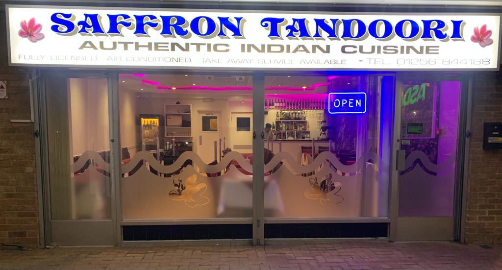 Saffron Tandoori Basingstoke 01256 844188