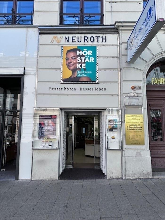 Neuroth - Hörgeräte und Gehörschutz, Mariahilfer Straße in Wien