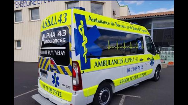 Ambulances Alpha Emblavez 43 ambulance