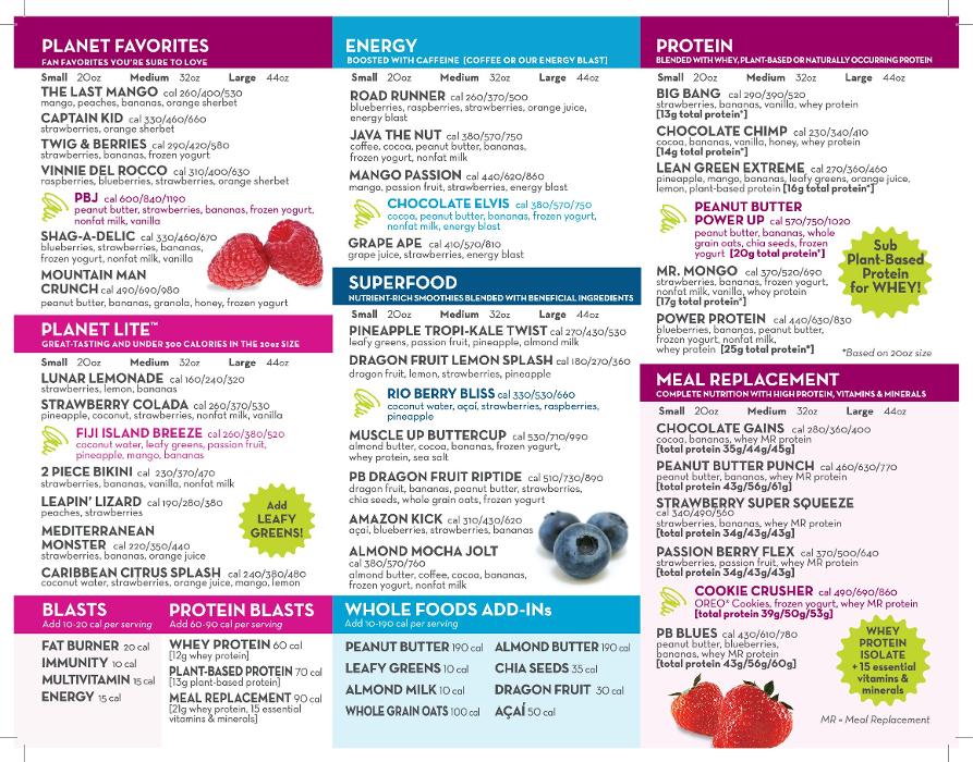 Planet Smoothie St Johns - St. Johns, FL