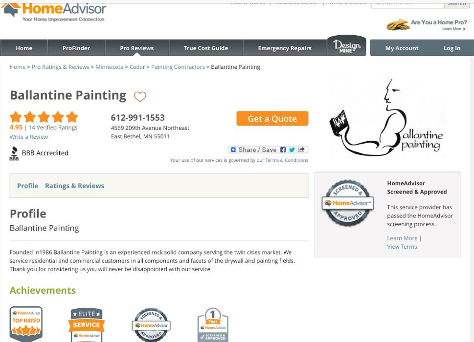 Ballantine Painting & Drywall - Cedar, MN