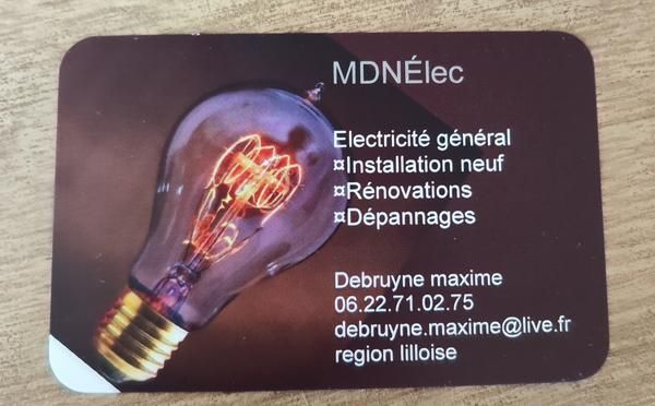 Mdnelec électricité (production, distribution, fournitures)