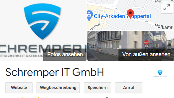 Schremper IT GmbH, Bembergstraße in Wuppertal
