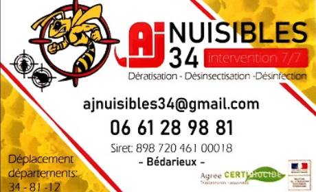 AJ Nuisibles 34 service pour animaux