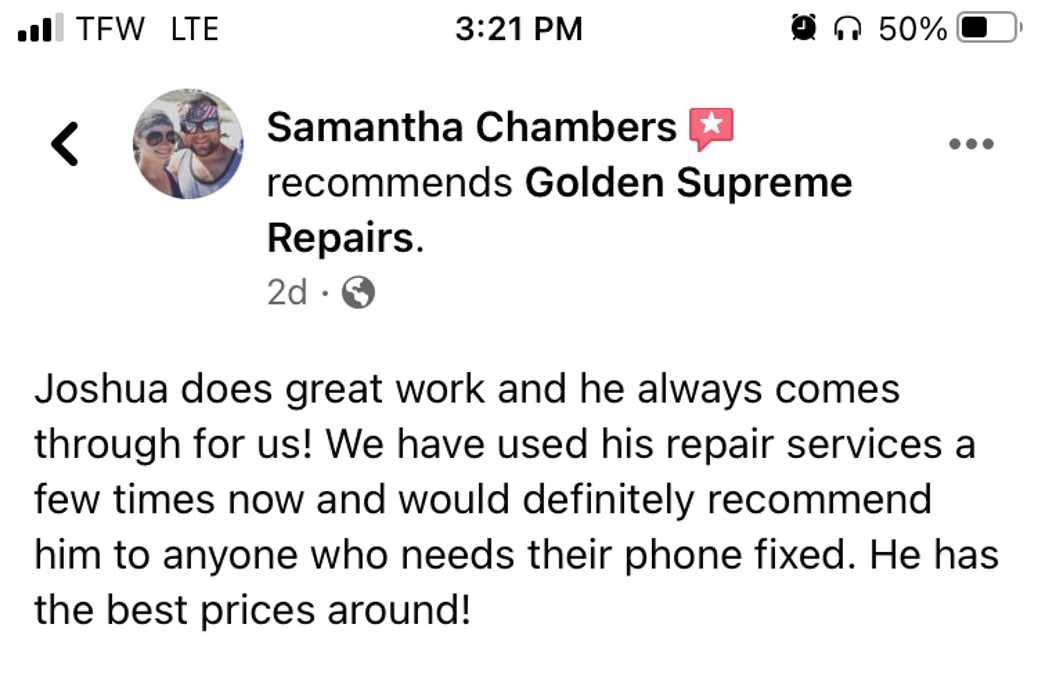 Golden Supreme Repairs Inc. - IPhone Repair Near You - Foley, AL