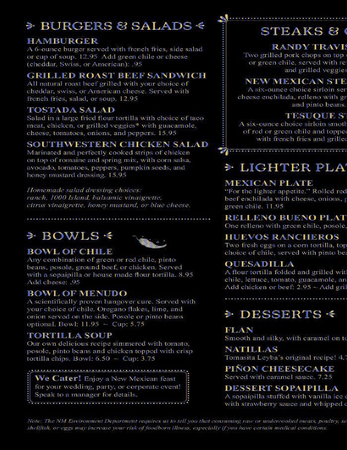 Tomasita's Santa Fe New Mexican Restaurant Image