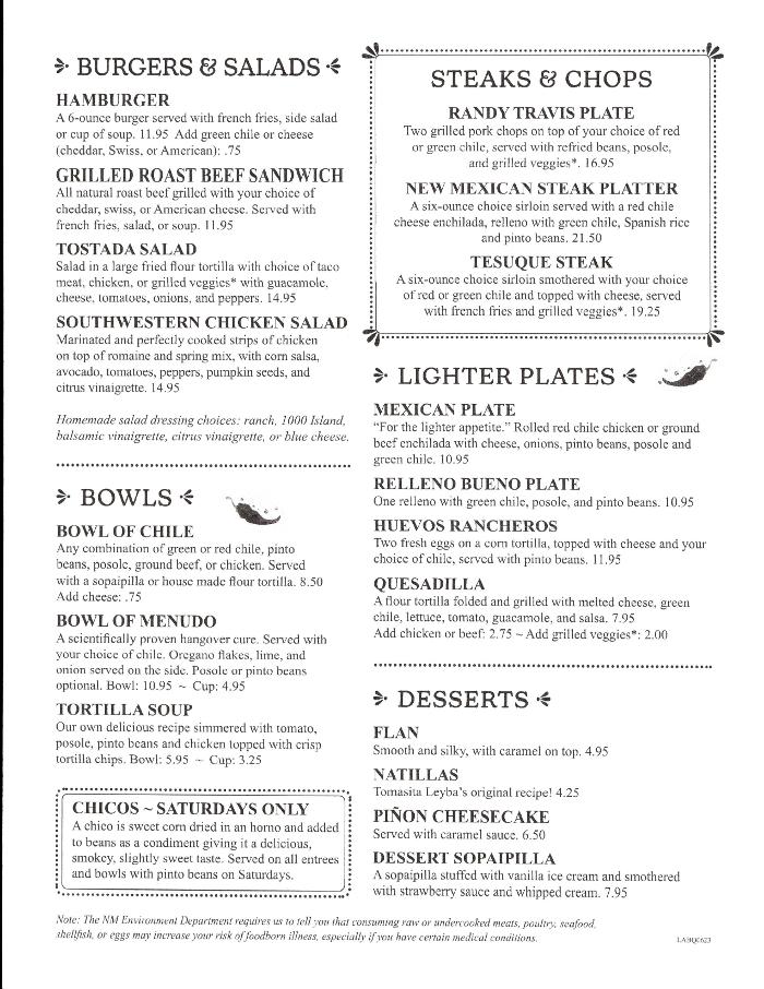 Tomasita's Albuquerque New Mexican Restaurant Image