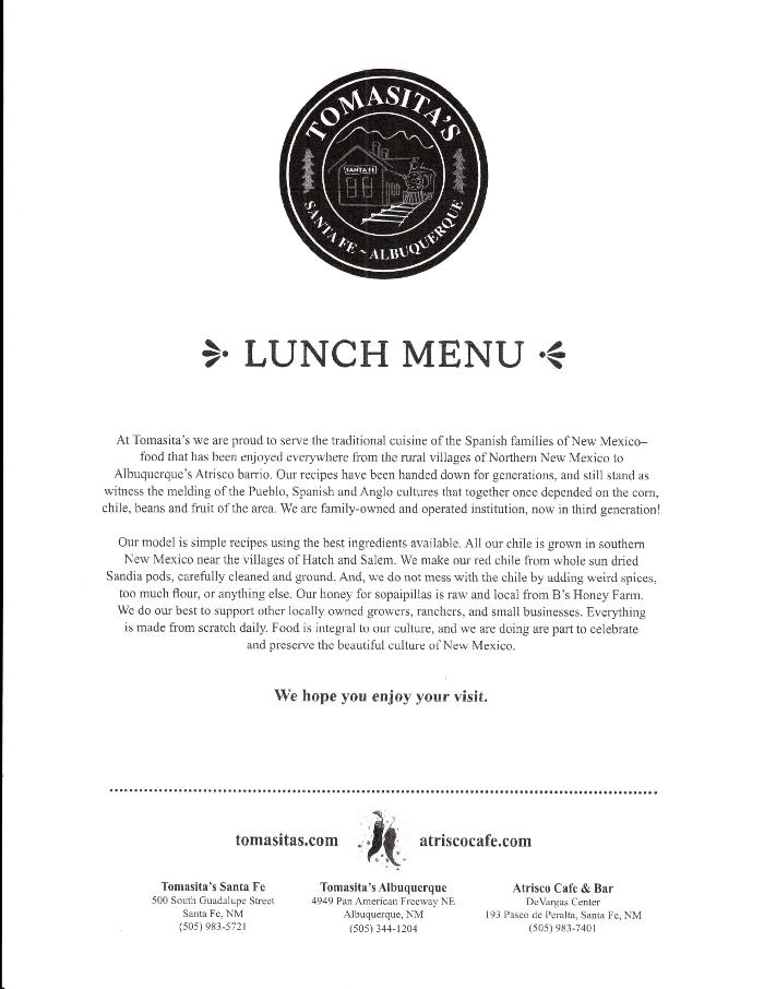 Tomasita's Albuquerque New Mexican Restaurant Image