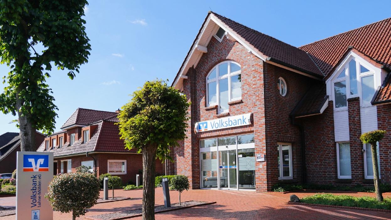 Volksbank eG Lohne-Dinklage-Steinfeld-Mühlen - Bankstelle Mühlen, Dorfstraße in Steinfeld (Oldenburg)