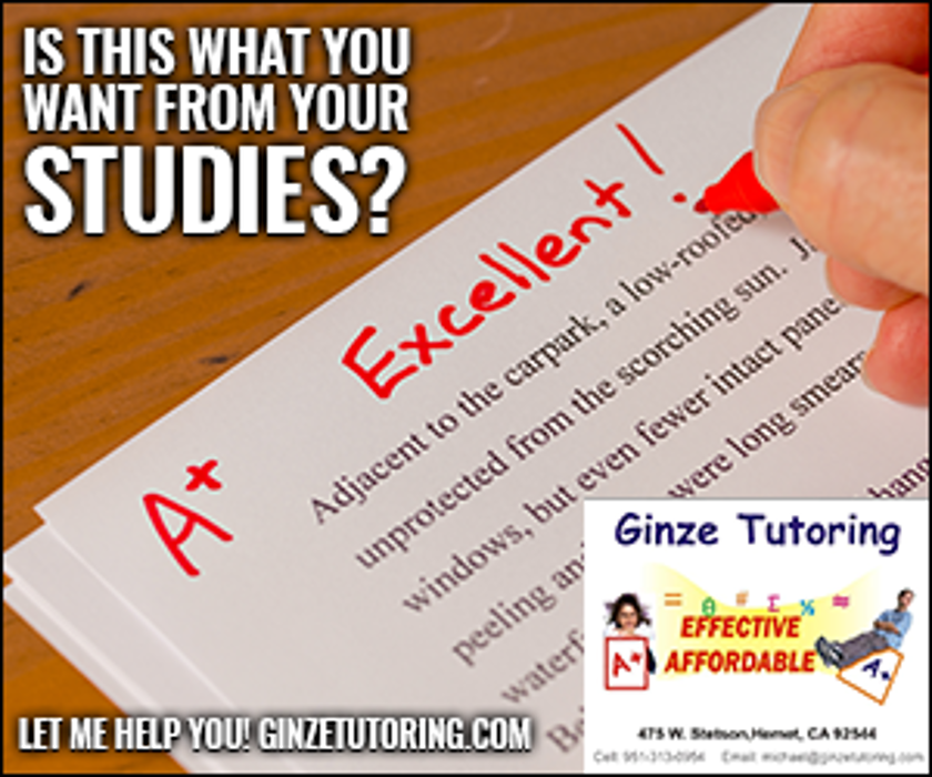 Ginze Tutoring - San Jacinto, CA