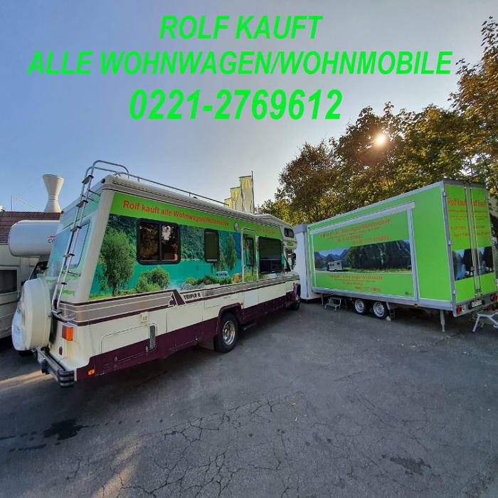 CAMPING ROLF - WOHNMOBILE/WOHNWAGEN ANKAUF von 1960 - 2025