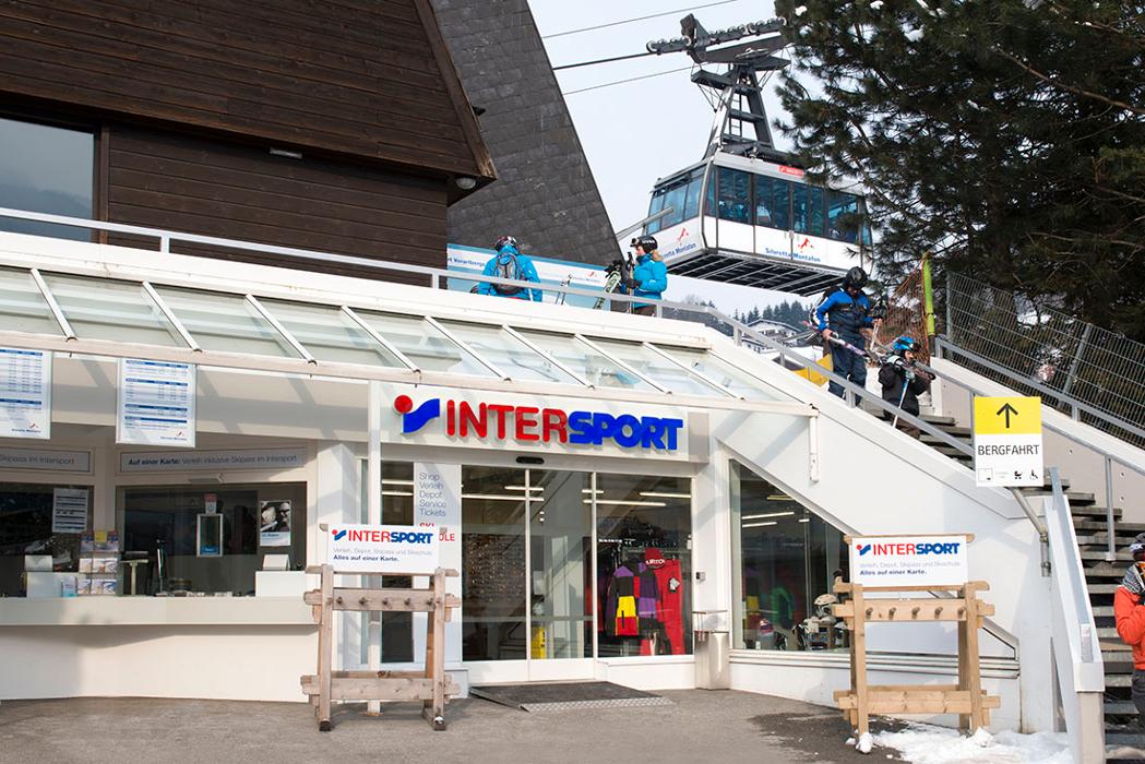 INTERSPORT Montafon - Hochjoch Tal, Bergbahnstraße in Schruns
