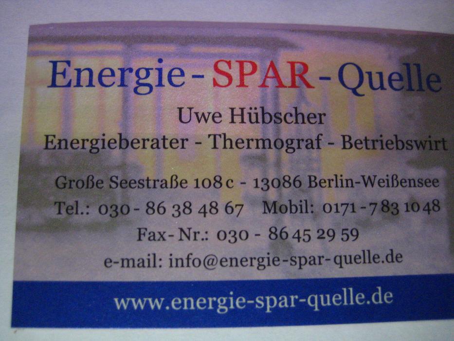 Energie-Spar-Quelle, Große Seestraße in Berlin