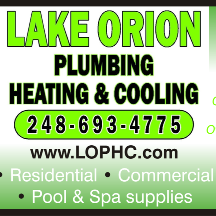 Lake Orion Plumbing Heating &amp; Cooling Logo