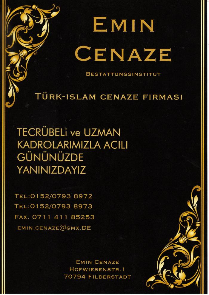 Cenaze Islamische Bestattung, Hofwiesenstraße in Filderstadt