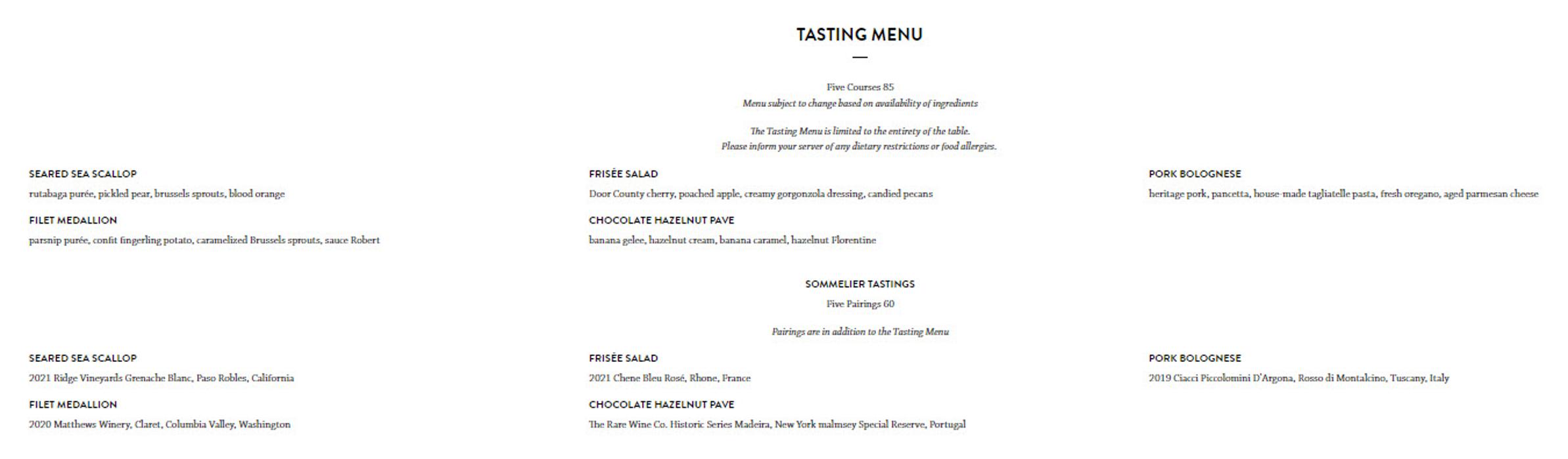 Bacchus - A Bartolotta Restaurant Image