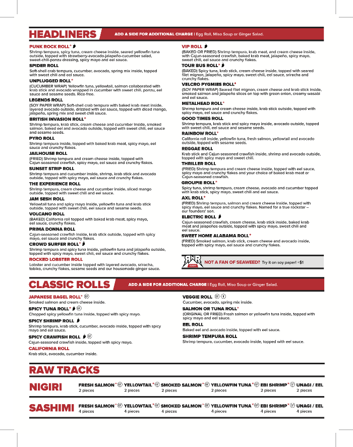 Rock N Roll Sushi - Macon, GA