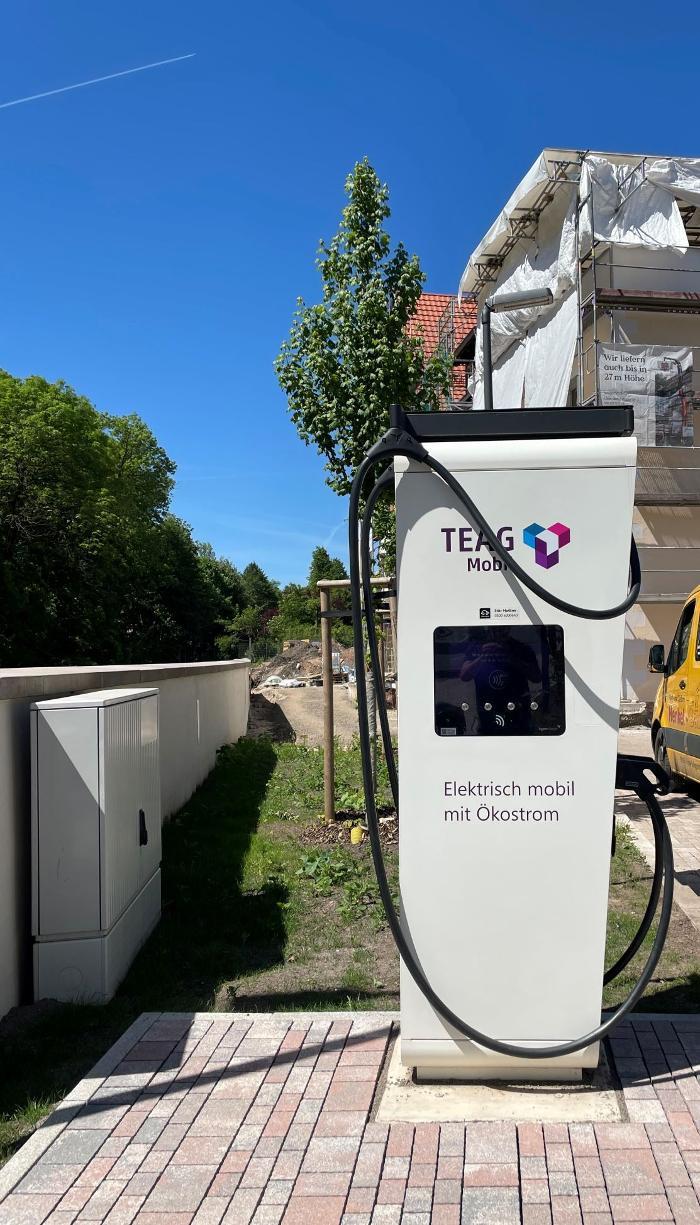 TEAG Mobil-Ladestation, Hofstadt in Schmalkalden