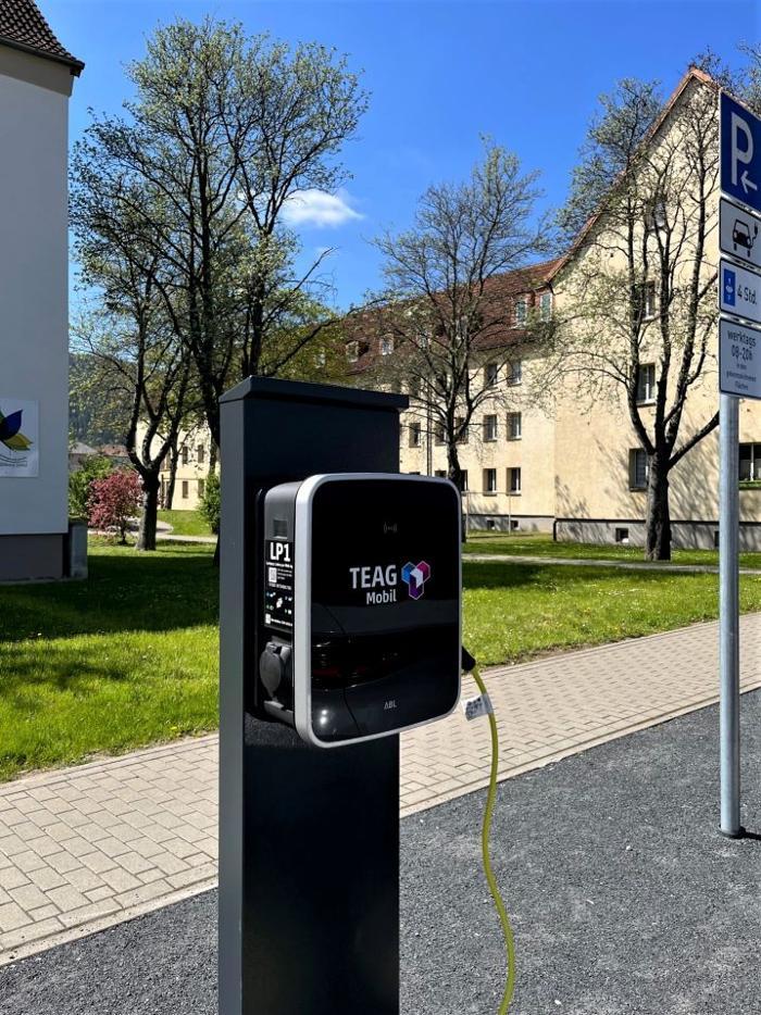 TEAG Mobil-Ladestation, Hofgeismarer Straße in Bad Blankenburg