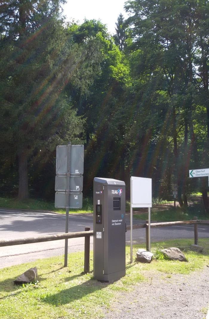 TEAG Mobil-Ladestation, Kleiner Inselsberg in Brotterode-Trusetal