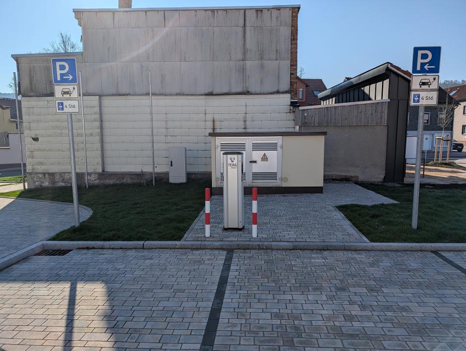 TEAG Mobil-Ladestation, Lindenplatz in Geratal