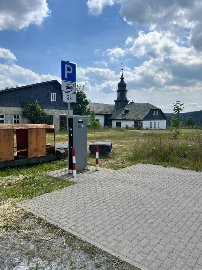 TEAG Mobil-Ladestation, Staatsbruch in Lehesten