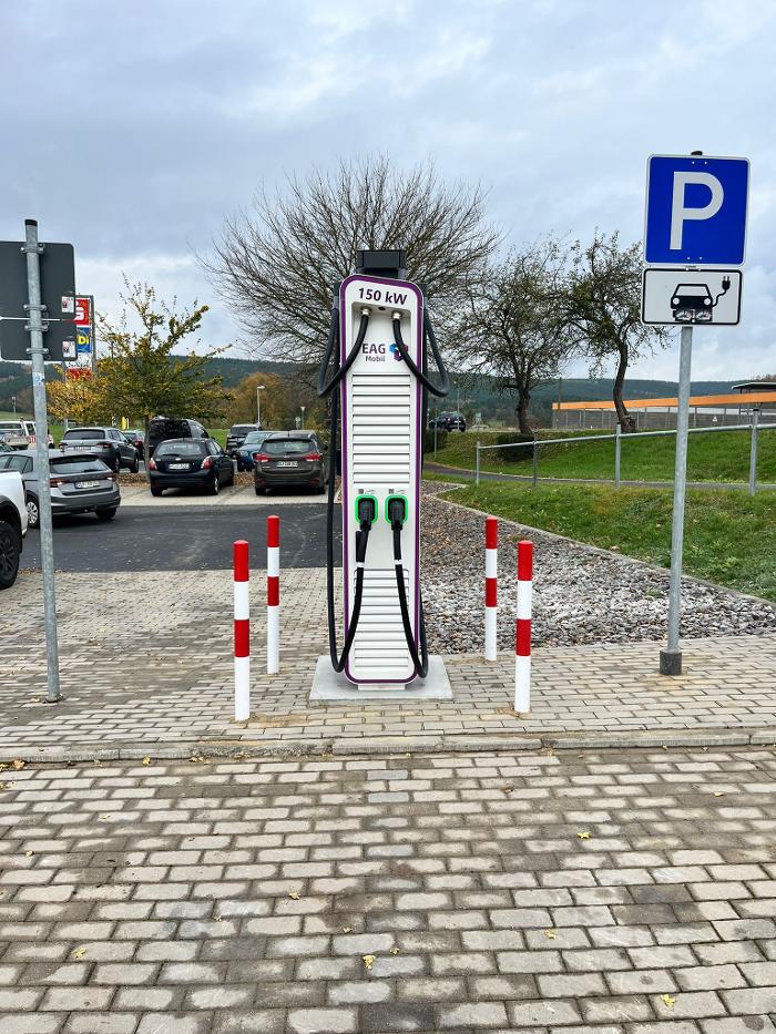 TEAG Mobil-Ladestation, Kronacher Straße in Unterwellenborn