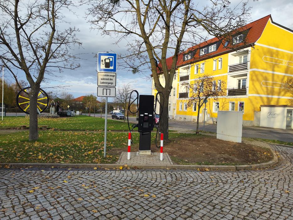 TEAG Mobil-Ladestation, Schillerplatz in Bleicherode