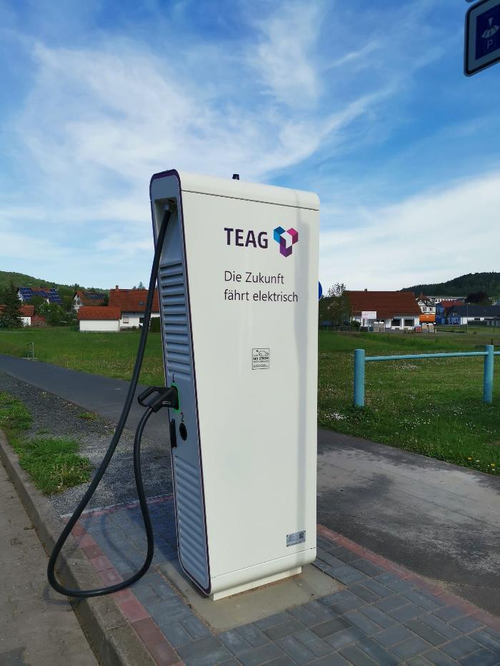 TEAG Mobil-Ladestation, Feldabahnstraße in Kaltennordheim