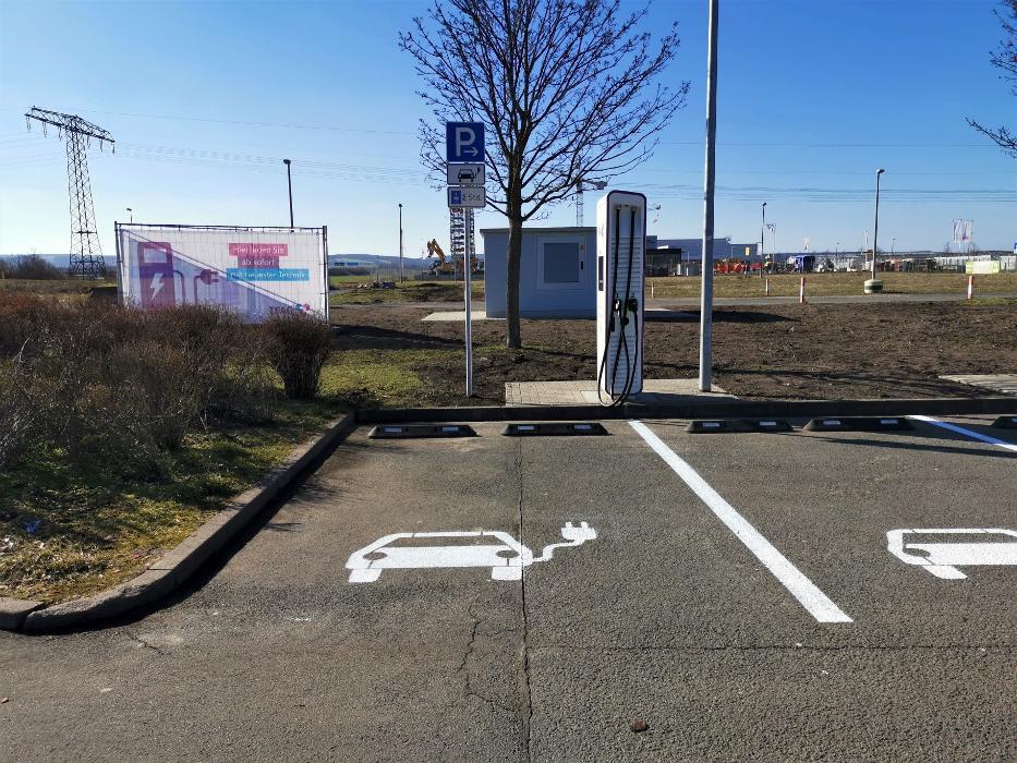 TEAG Mobil-Ladestation, Erfurter Straße in Erfurt