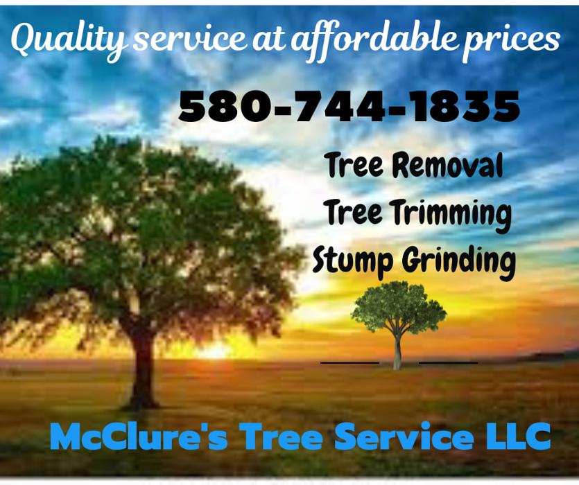 McClure's Tree Service LLC - Cleo Springs, OK