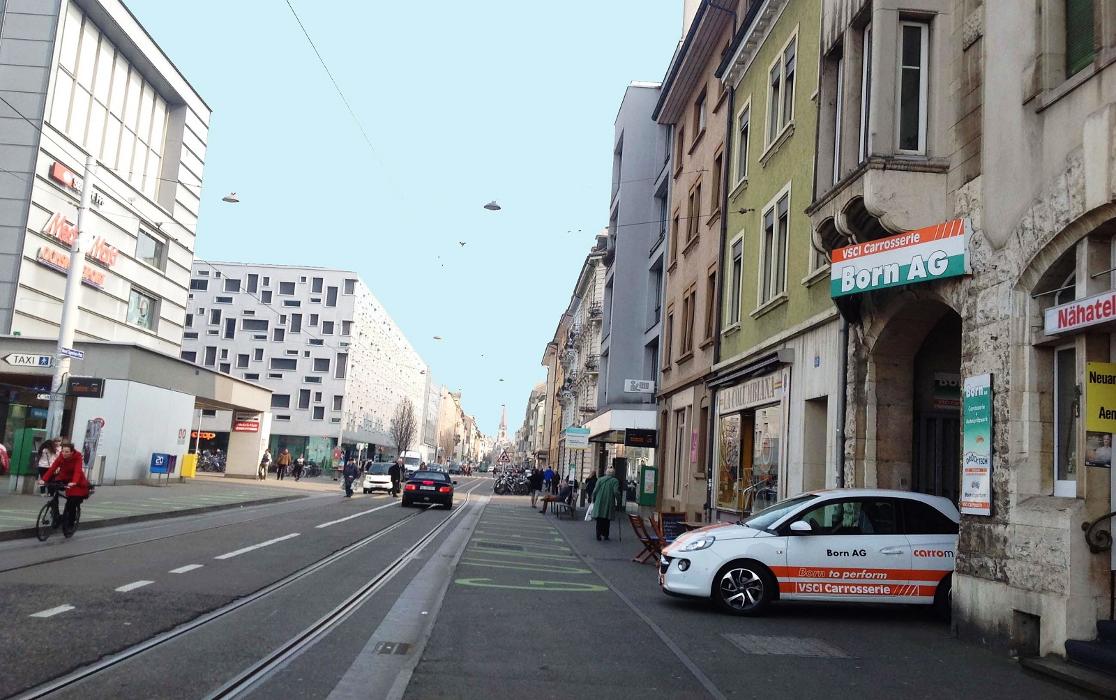Carrosserie Born, Güterstrasse in Basel