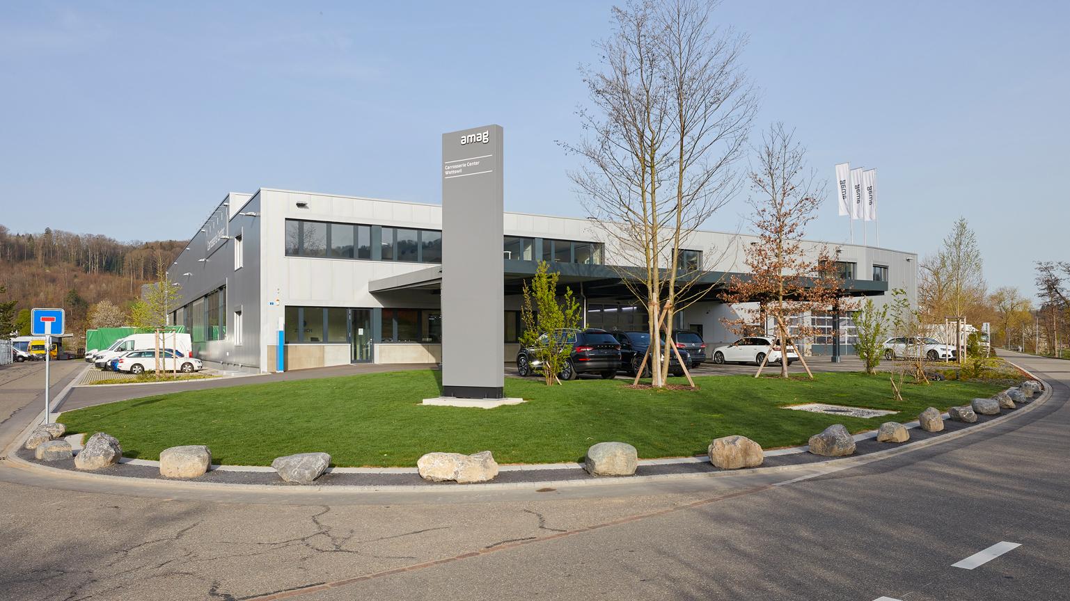 AMAG Carrosserie Center Wettswil, Leimattenstrasse in Wettswil am Albis