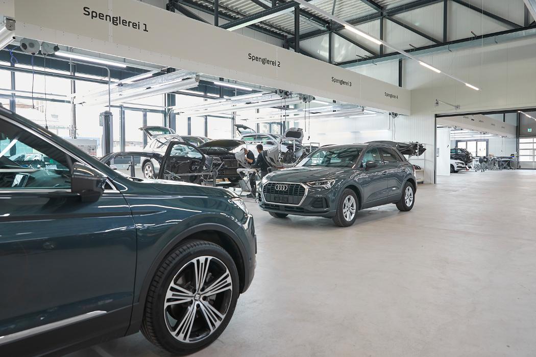 AMAG Carrosserie Center Wettswil, Leimattenstrasse in Wettswil am Albis